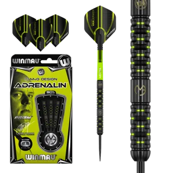 Šipky Winmau MvG Adrenalin 90% 24g steel