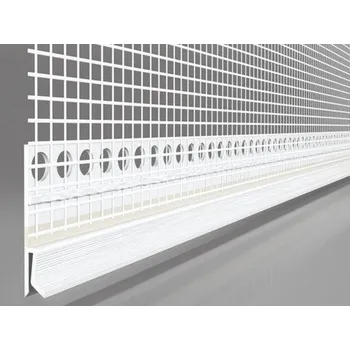 Stavební profil Covernit Parapetní profil LX-H napojovací s tkaninou 100 x 100 x 2000 mm