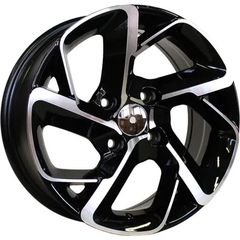 Alu kolo Alu kola Racing Line B5714, 16x7 4x108 ET25, černá + leštění