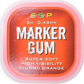 Vrhač návnad ESP markerovací guma Marker Gum Oranžová