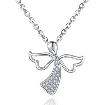 Náhrdelník Stříbrný náhrdelník s andílkem