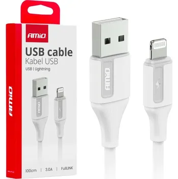 Kabel USB-A -> Lightning 1m 3A