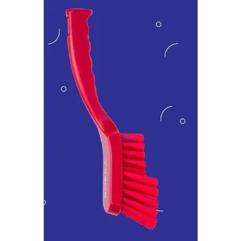 kbelík Kartáč s kratší rukojetí, předsazené štětiny, tvrdý, Kobra Barva: Žlutá, Délka, velikost: 27 cm