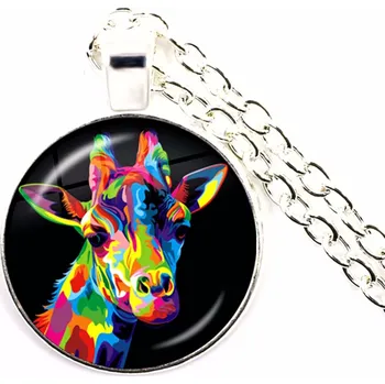 Růženec Woodrow Přívěsek barevný zvířecí Žirafa - GL2618