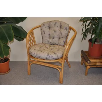 Podsedák Nábytek PEGAS Polstr na křeslo bahama levandule