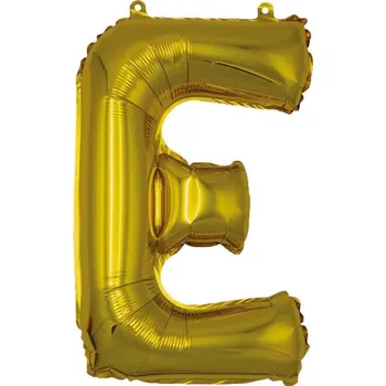 Balónek BANQUET Balónek nafukovací foliový písmeno E, MY PARTY, výška 30 cm (BANQUET Balónek nafukovací foliový písmeno E, MY PARTY, výška 30 cm)