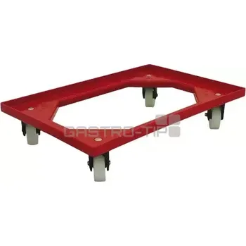 Vozík 4 ot.kolečka guma - na přepravky