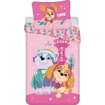 Dětské povlečení TLAPKOVÁ PATROLA Skye & Everest růžové Rozměr povlečení: 70 x 90 cm | 140 x 200 cm