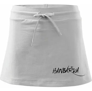 Dámská sukně Hanbářka - Sportovní sukně - two in one - M ( Bílá )