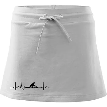 Dámská sukně EKG curling - Sportovní sukně - two in one - XS ( Bílá )