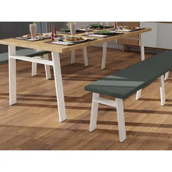 Stolová podnož In-Design Podnož k lavici Industry H, výška 405 mm bílá matná