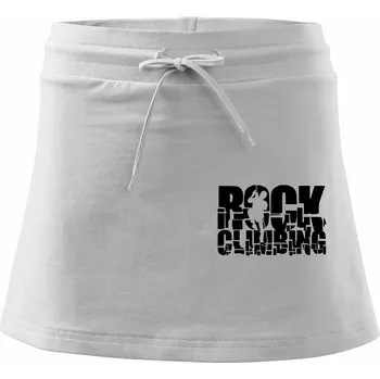 Dámská sukně Rock climbing - Sportovní sukně - two in one - XL ( Bílá )