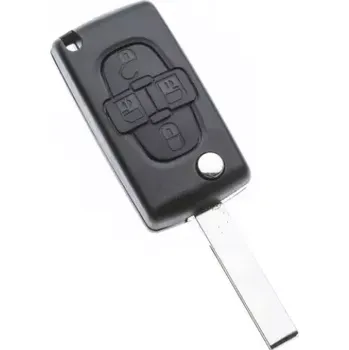 Autoklíč Obal Peugeot/Citroen HU83 4tl. sklopný baterie obal