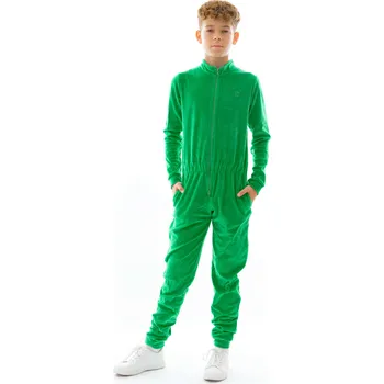 Dendy Chlapecký overal plyšový dlouhý Seledyn Velikost: 134