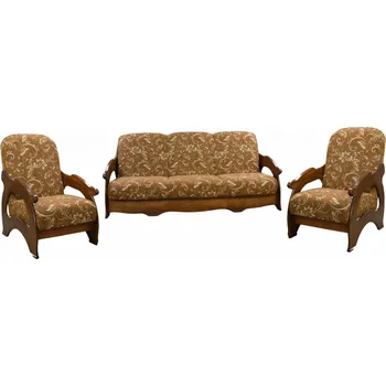 Sedací souprava Nábytek PEGAS s.r.o. Sedací souprava Viki hnědá