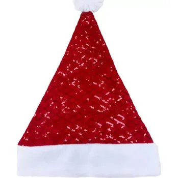 Čepice Vánoční party čepice s flitry