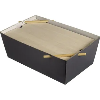 Jednorázové nádobí Lunch Box 290/185/105mm 5500ml šedá 5ks