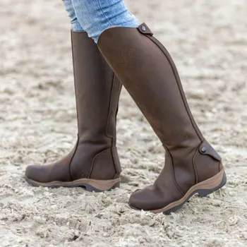 Jezdecká obuv Kožené zimní jezdecké boty HV POLO Juliana 40