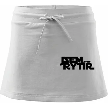 Dámská sukně SW - Jsem rytíř - Sportovní sukně - two in one - M ( Bílá )