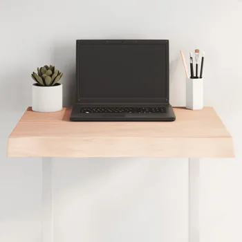 Psací stůl OMAXI Stolní deska 60x60x(2-6) cm neošetřený masivní dřevo živá hrana 815929