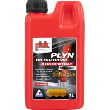 Nemrznoucí směs do chladiče Plak AUTORAD Chladicí kapaliny G12+, koncentrát 1L