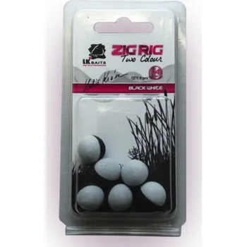 Návnadová surovina LK Baits ZIG RIG Pop–Up 14 mm – Black/White