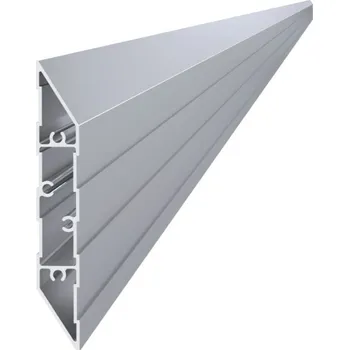 Příslušenství pro plot Hliníková plotová lamela 108x16 mm, tvar kosodélník s drážkami 6m +/- 5mm (AL-PV15-6)