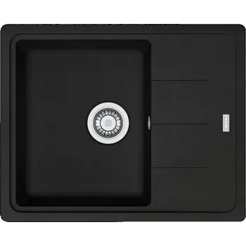 Granitový dřez Franke Basis BFG 611-62, 620x500 mm, fragranitový dřez, matná černá 114.0661.420 free_delivery