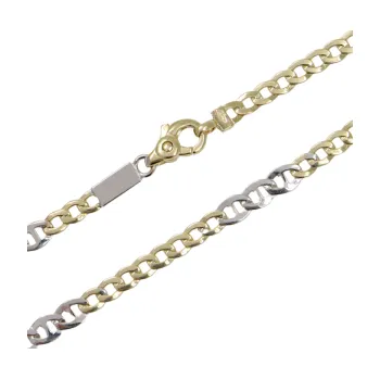 Řetízek Zlatý řetízek bicolor PATTIC AU 585/1000 8,80 gr BA07902-55