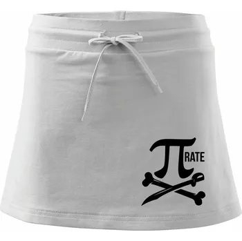 Dámská sukně Pirate PÍ - Sportovní sukně - two in one - L ( Bílá )