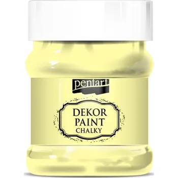 Vodová barva Pentart Křídová a dekorační barva PENTART 230 ml ŽLUTÁ