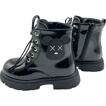 Chlapecká zimní obuv Dětské zimní kotníkové boty černé C-17 Velikost: 33