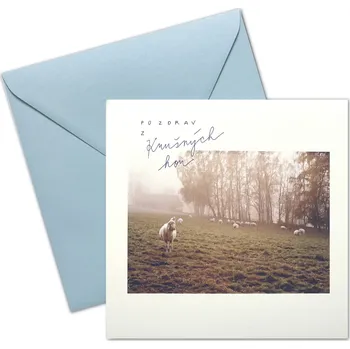 Přání pozdrav z Krušných hor s textem: Nádech výdech