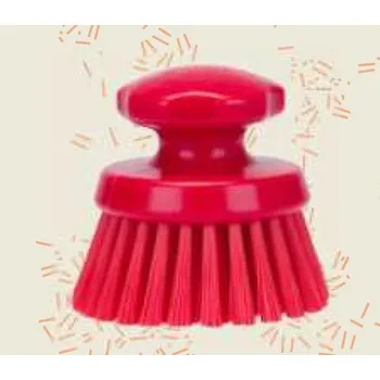 kbelík Kartáč kulatý středně tvrdý Kobra Barva: Červená, Délka, velikost: 9 cm