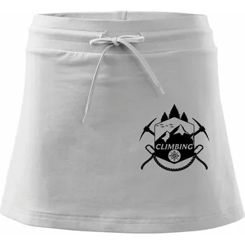 Dámská sukně Climbing Erb - Sportovní sukně - two in one - XL ( Bílá )