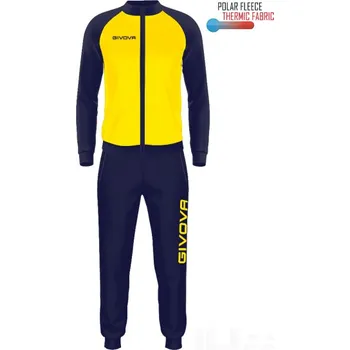 Souprava GIVOVA CUBA, barva 0704 žlutá - tmavě modrá, velikost 3XL