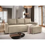 Béžová rozkládací rohová pohovka CAVELO, oboustranná