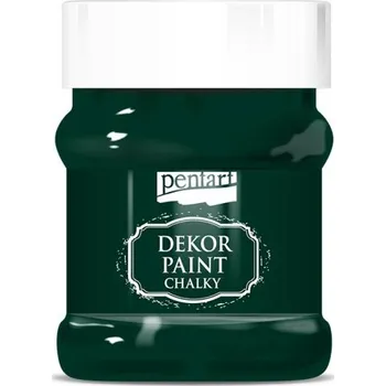 Speciální výtvarná barva Pentart Křídová a dekorační barva PENTART 230 ml BOROVICOVÁ ZELENÁ