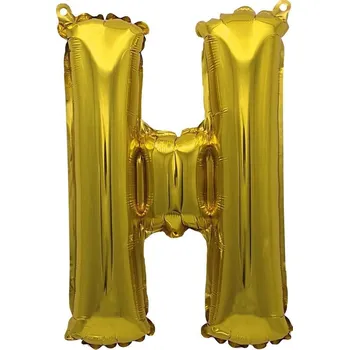 Balónek BANQUET Balónek nafukovací foliový písmeno H, MY PARTY, výška 30 cm (BANQUET Balónek nafukovací foliový písmeno H, MY PARTY, výška 30 cm)