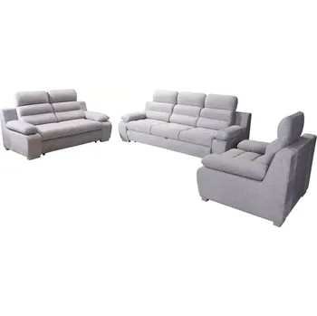 Sedací souprava Sedací souprava Denver 3+2+1, šedá (angel 6)