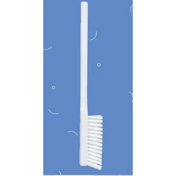 Kartáč dlouhý, rovný, tvrdý, Kobra Barva: Bílá, Délka, velikost: 40 cm