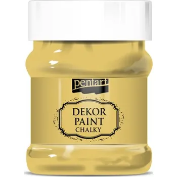 Vodová barva Pentart Křídová a dekorační barva PENTART 230 ml MANDARINKA