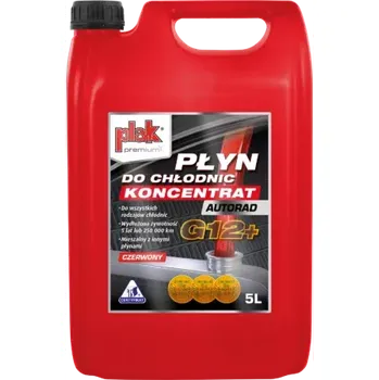 Nemrznoucí směs do chladiče Plak AUTORAD Chladicí kapaliny G12+, koncentrát 5L