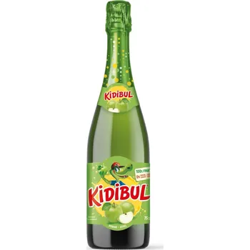 Dětský šumivý nápoj 100% jablko - Kidibul 750 ml