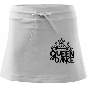 Dámská sukně Queen of Dance - Sportovní sukně - two in one - M ( Bílá )