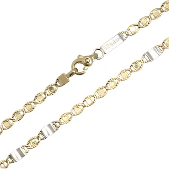 Řetízek Zlatý řetízek bicolor PATTIC AU 585/1000 5,30 gr BA08002-50