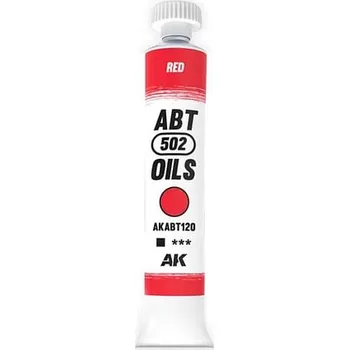 Modelářská barva AK Interactive: ABT 502 - Red 20ml