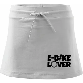 Dámská sukně E-bike lover - Sportovní sukně - two in one - L ( Bílá )