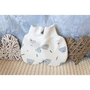 Rukavice AMÁLKA Zateplené rukavičky pro miminko, medvídci Velikost: 68-80