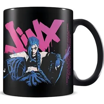 Pyramid International Hrnek League of Legends - Jinx, černý 315ml